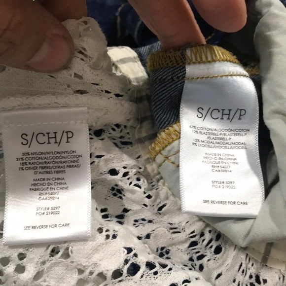 CAbi Dakota Denim Jacket w/ Detachable Lace Trim - Picture 11 of 11